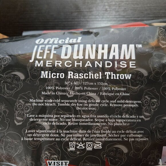 Jeff Dunham Official Merchandise 50"x60" Micro Raschel Character Throw Blanket - Picture 4 of 5